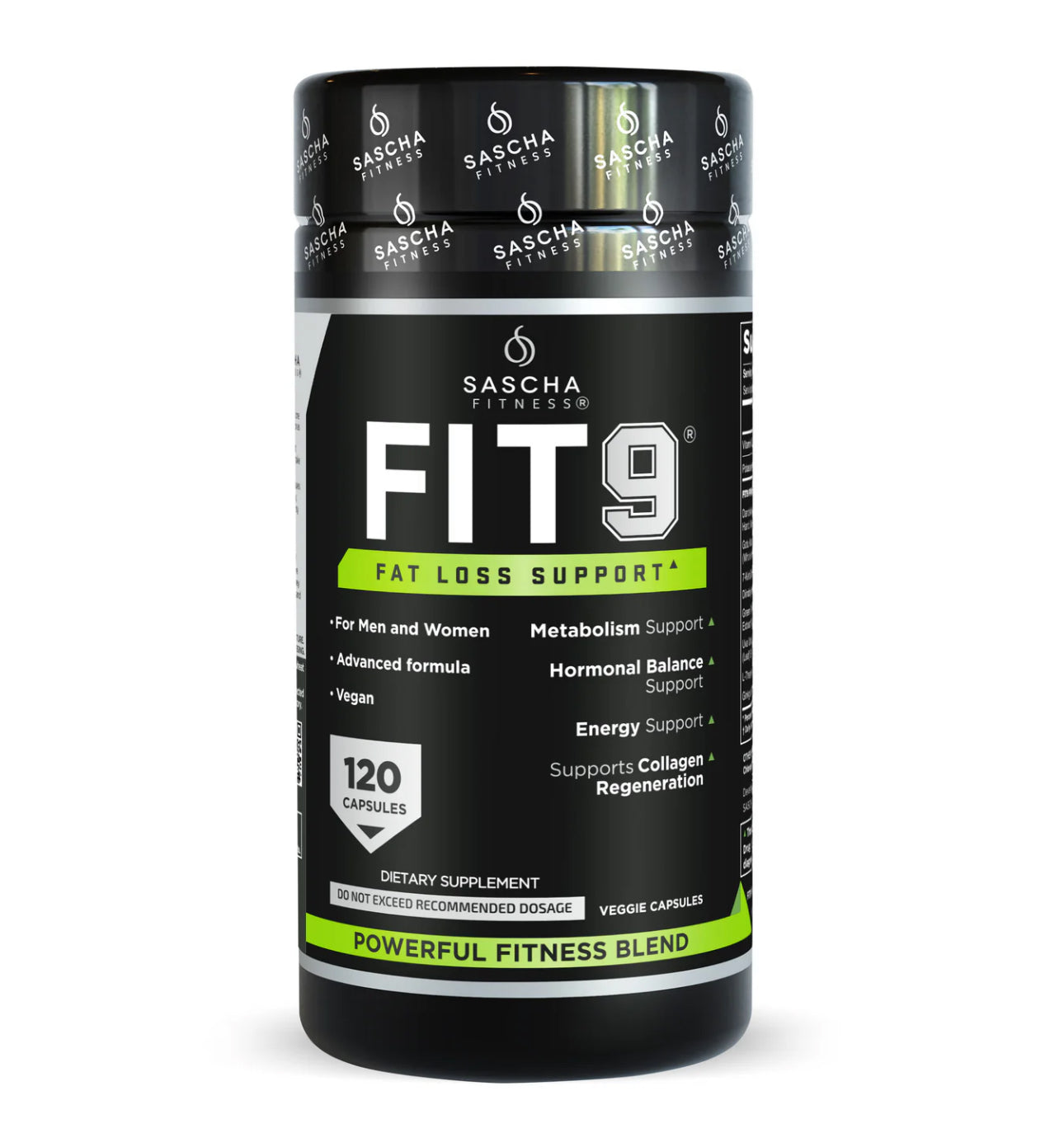 Fit 9 Sascha fitness 120 cápsulas