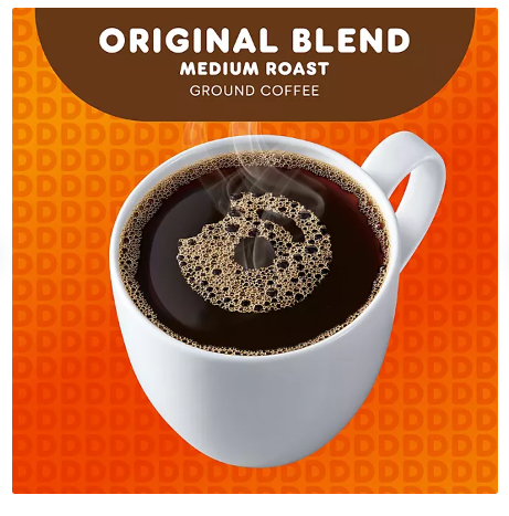 Dunkin' Donuts Original, Cafe en grano, tostado medio, 1.27 kg