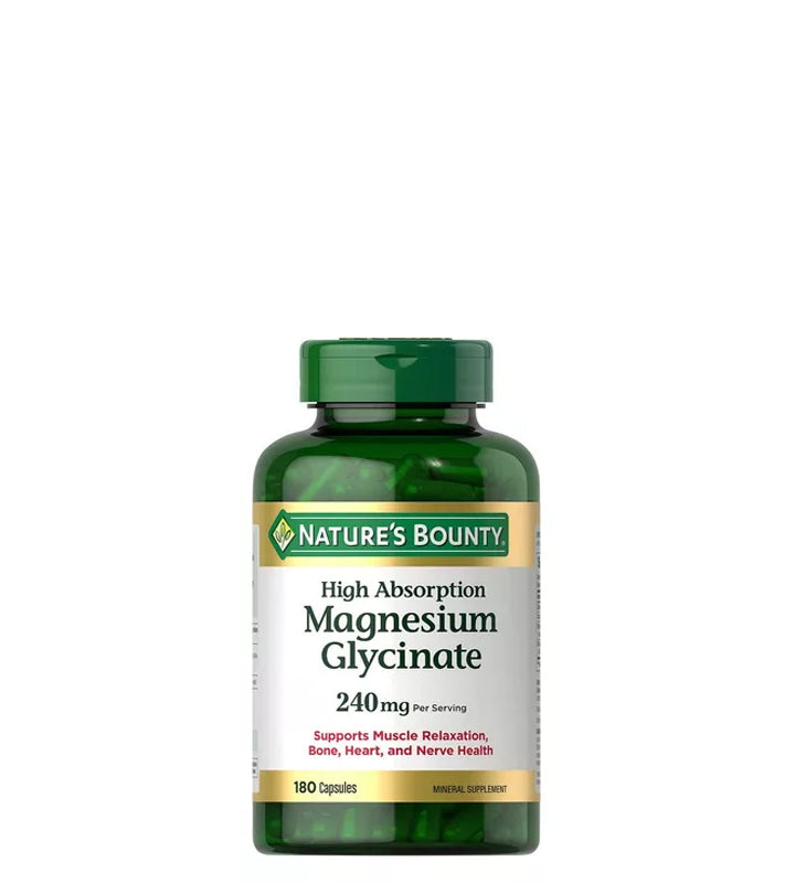 Nature's Bounty Magnesium Glycinate 240mg.