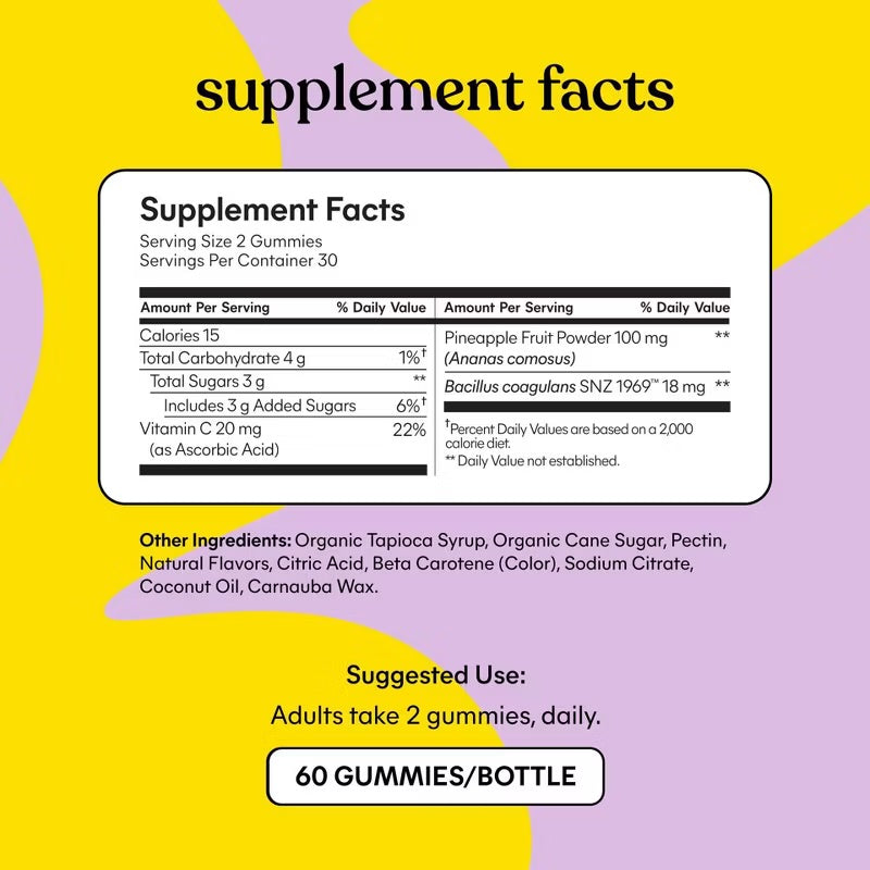 Lemme: Purr vaginal Probiotic vegan gummies