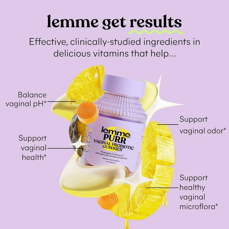 Lemme: Purr vaginal Probiotic vegan gummies