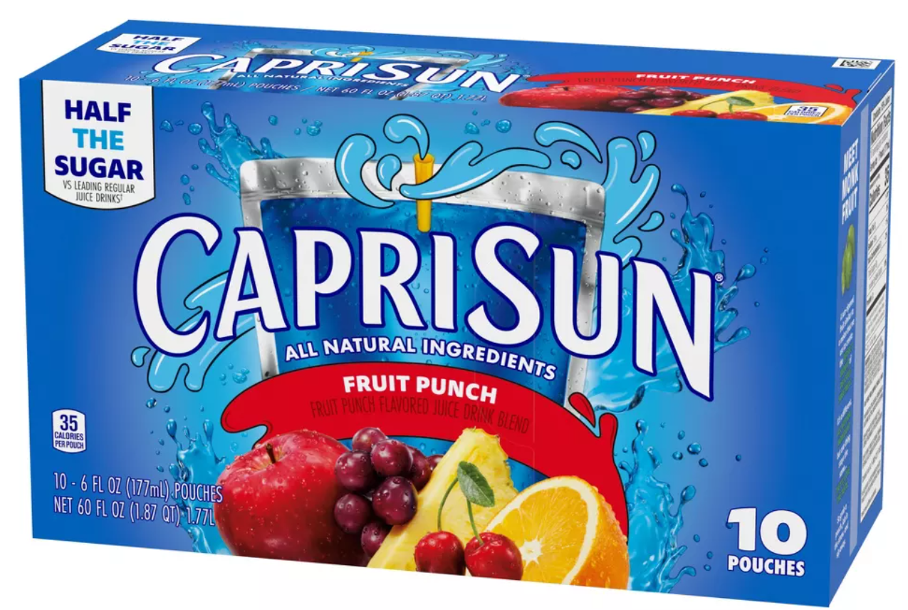 Capri Sun Variedad de sabores Pack 10 pzas.