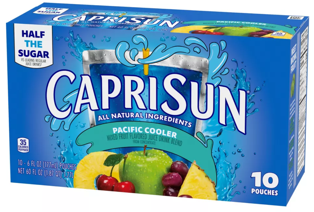 Capri Sun Variedad de sabores Pack 10 pzas.