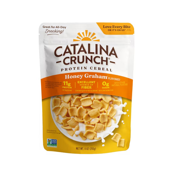 Catalina Crunch Protein Cereal Honey Graham 9oz