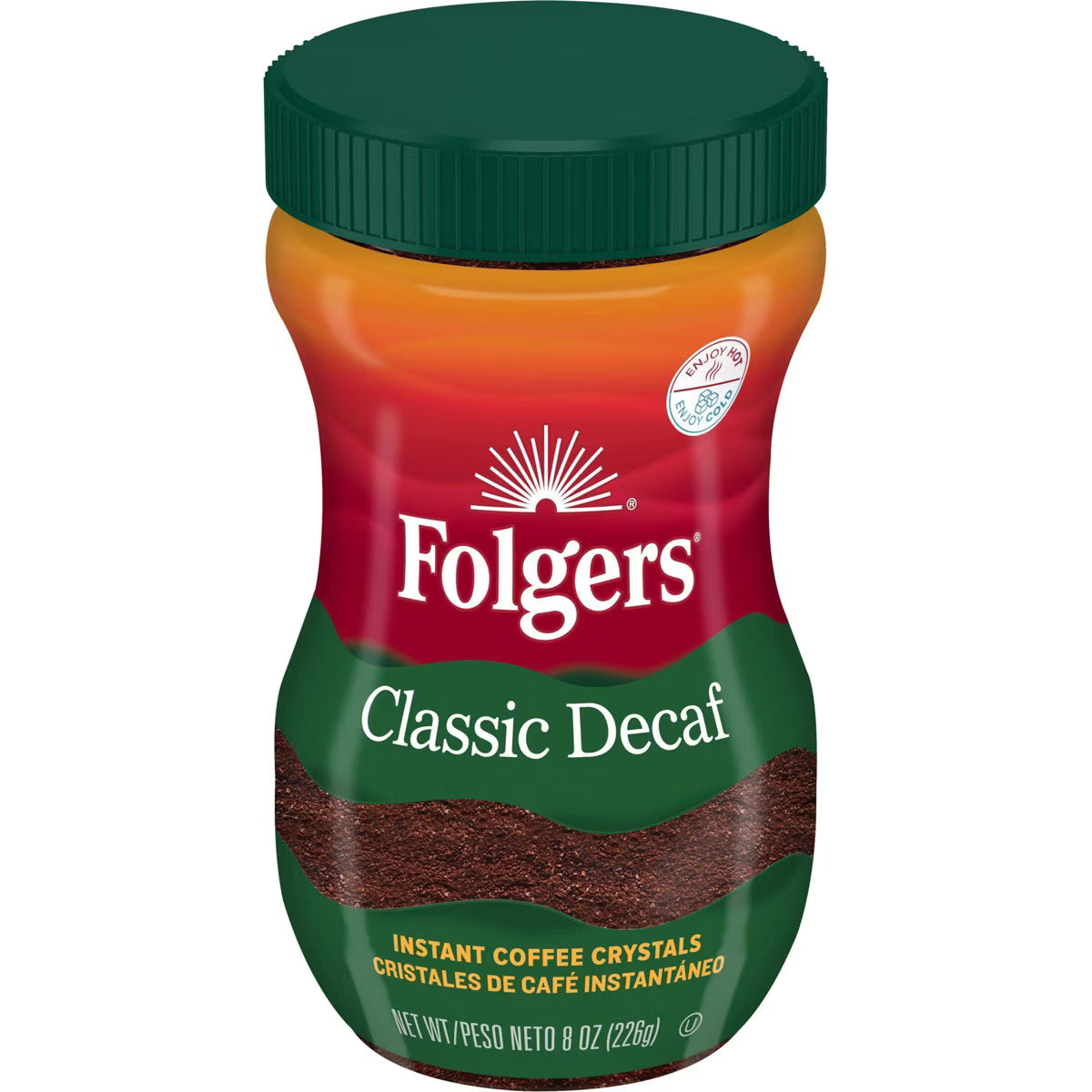 Folgers Classic Decaf Café Instantáneo