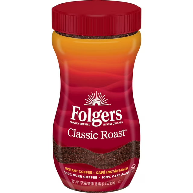 Folgers Instant Coffee 16oz