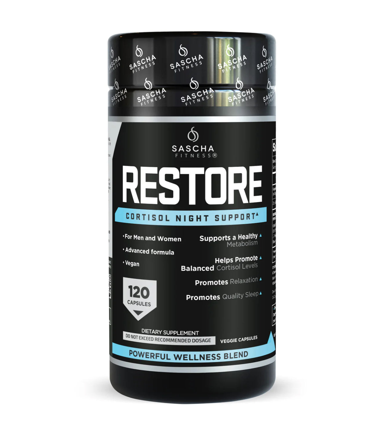 Restore Sascha fitness 120 cápsulas