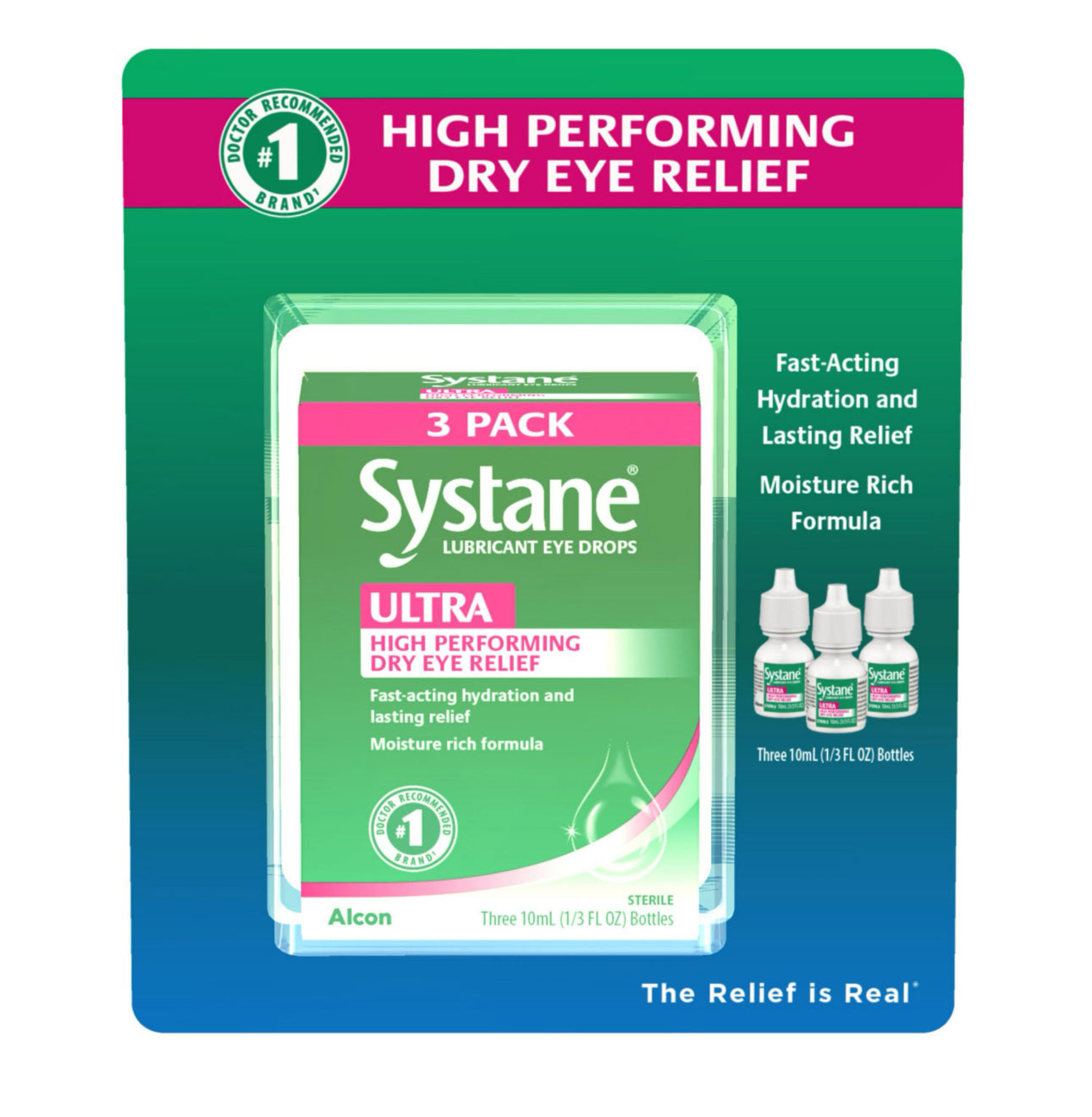 Systane gotas 3 botellas pack