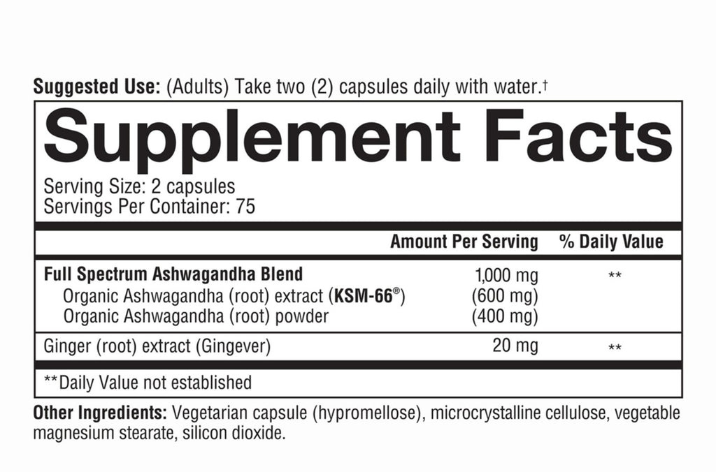Pastillas ashwagandha 150 pzs