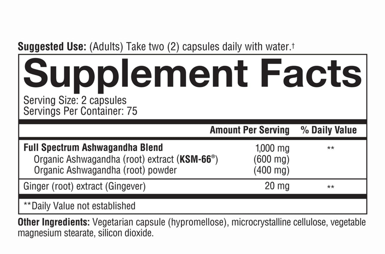 Pastillas ashwagandha 150 pzs