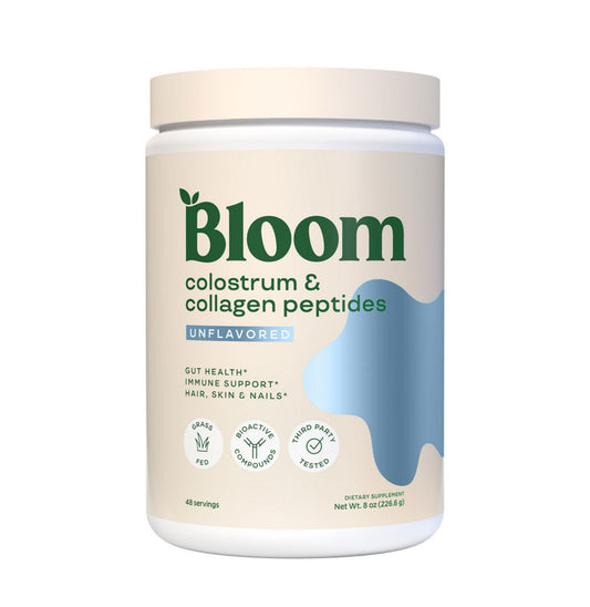 Bloom colostrum & collagen peptides