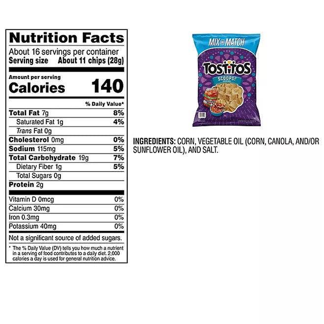 Tostitos Scoops! Original Tortilla Chips mix and match