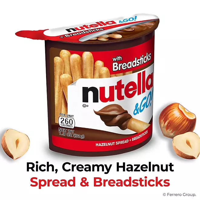 Nutella & go breadsticks