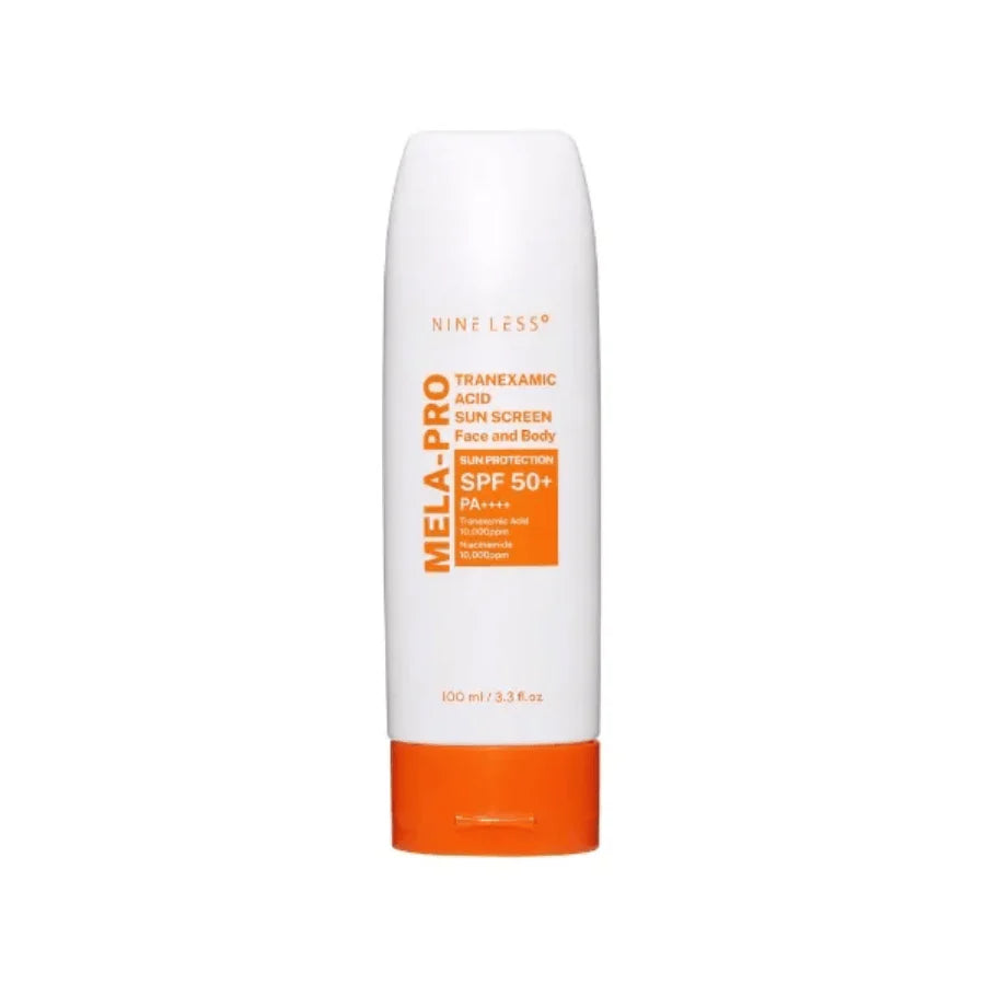 NINE LESS:MELA-PRO Tranexamic Acid Sun Screen SPF50+ PA++++ 100ml.