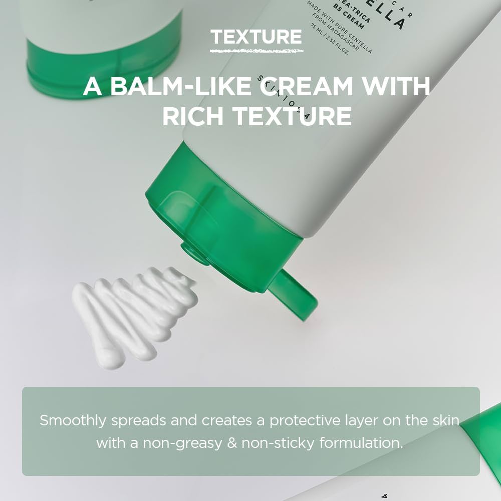 Skin1004:Madagascar Centella Tea-Trica B5 Cream 75ml.