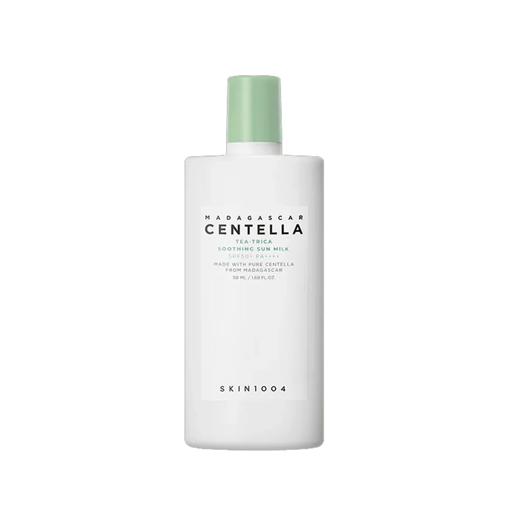 Skin1004:Madagascar Centella Tea-Trica Soothing Sun Milk SPF50+ PA++++ 50ml.