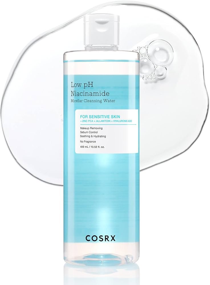 COSRX:Low pH Niacinamide Micellar Cleansing Water 400ml.