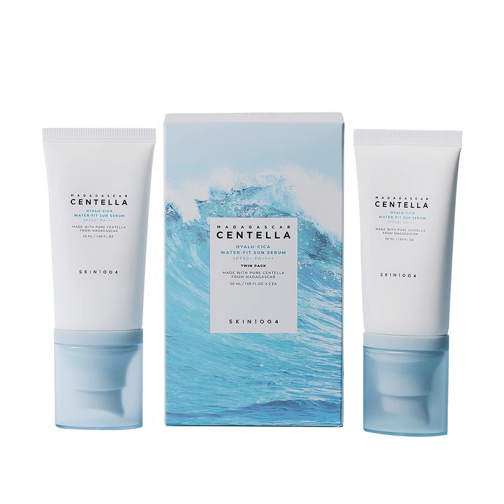 Skin1004:Madagascar Centella Hyalu-Cica Water-Fit Sun Serum 50ml 2pack