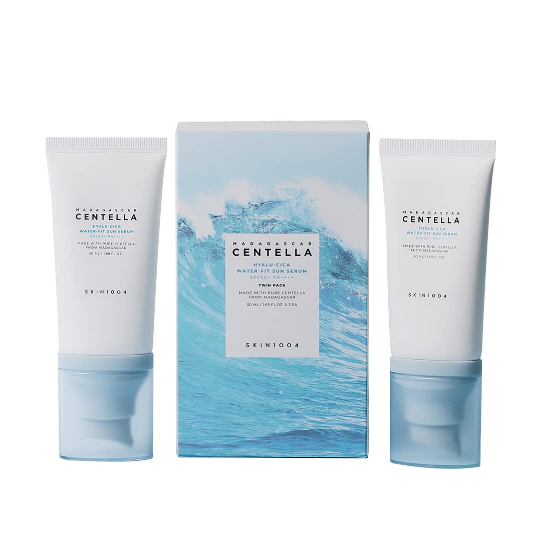 Skin1004:Madagascar Centella Hyalu-Cica Water-Fit Sun Serum 50ml 2pack