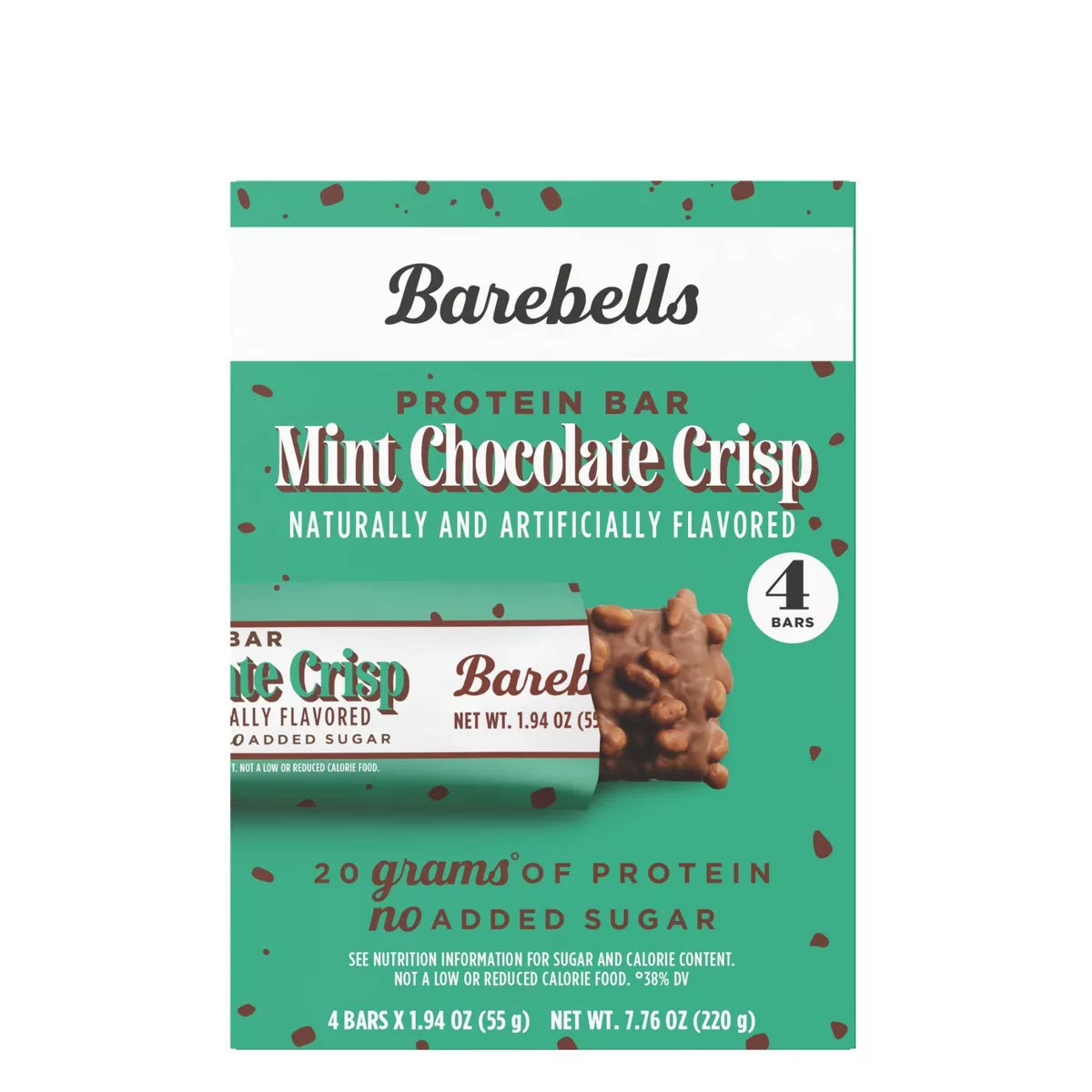 Barebells Protein Bar Mint Chocolate Crisp 4pk