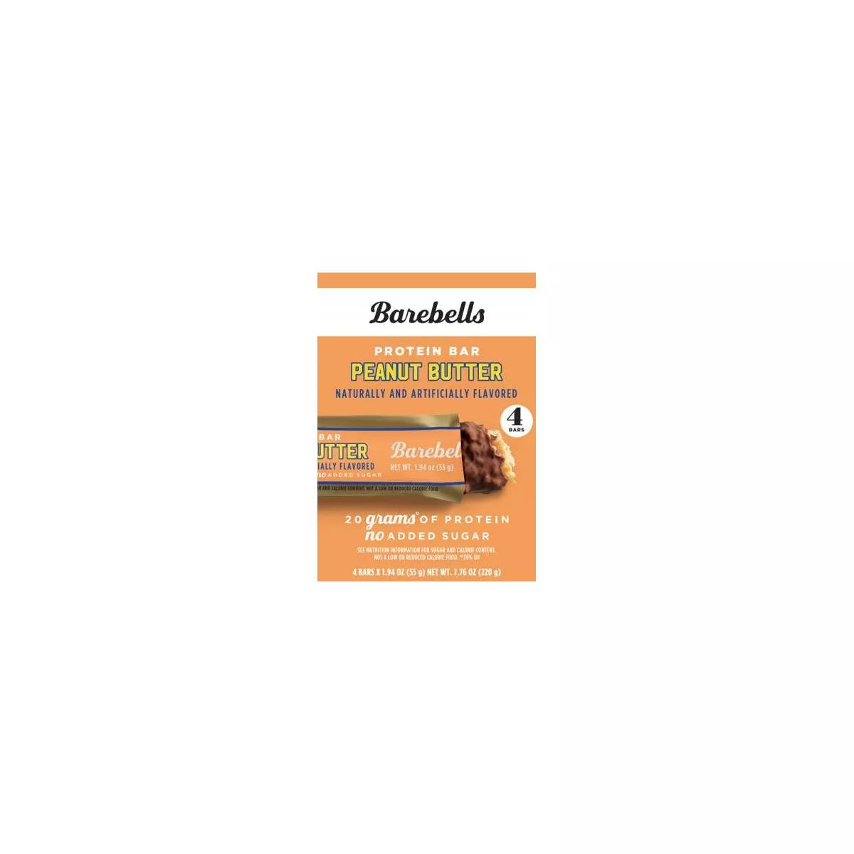 Barebells Protein Bar Peanut Butter 4pk