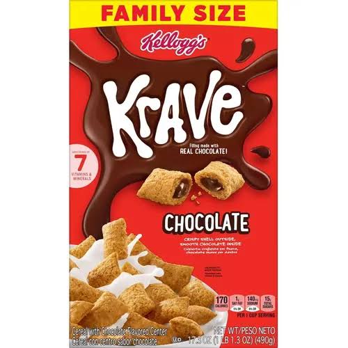 Cereal Krave Chocolate Tamaño Familiar
