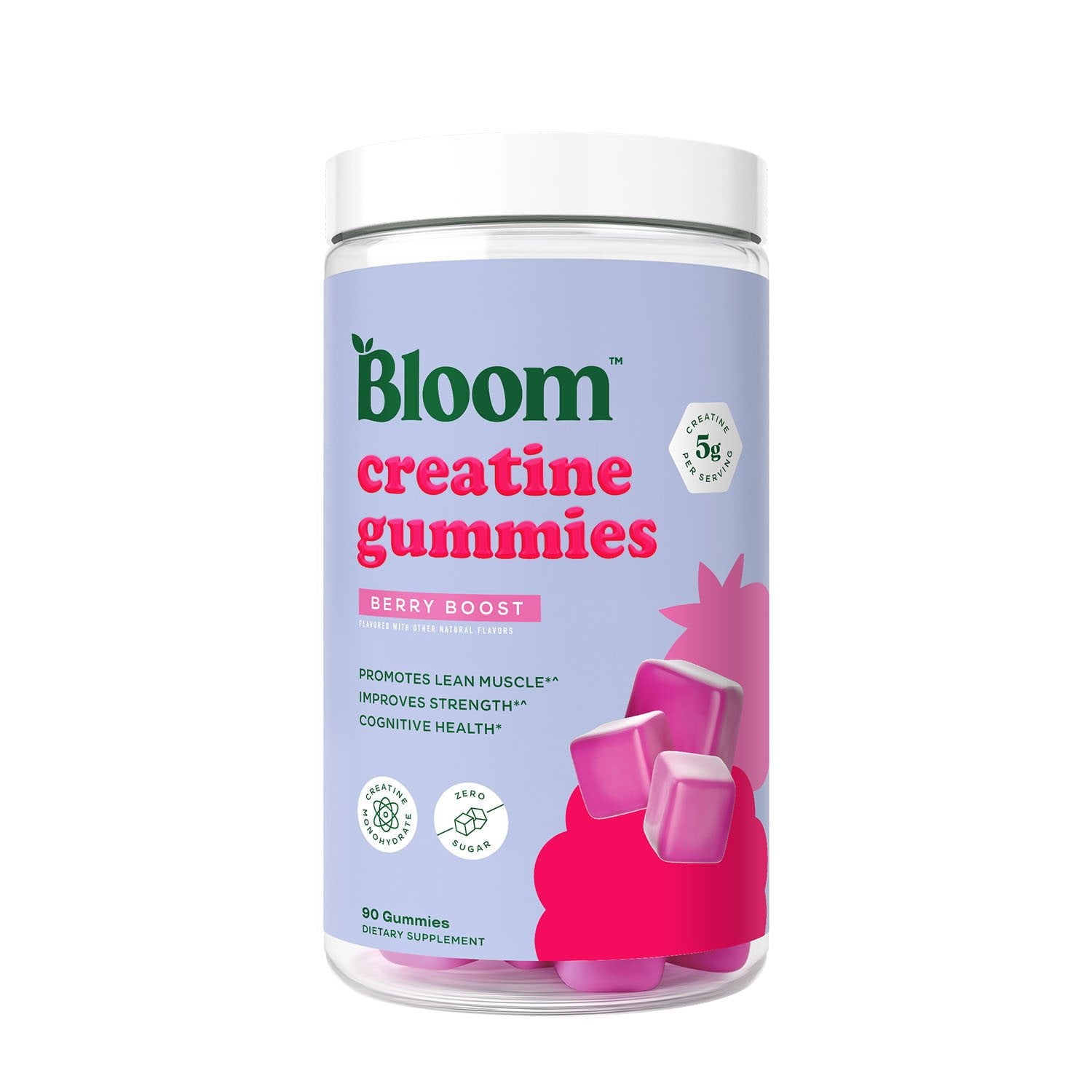 BLOOM: CREATINE GUMMIES 90 BERRY BOOST