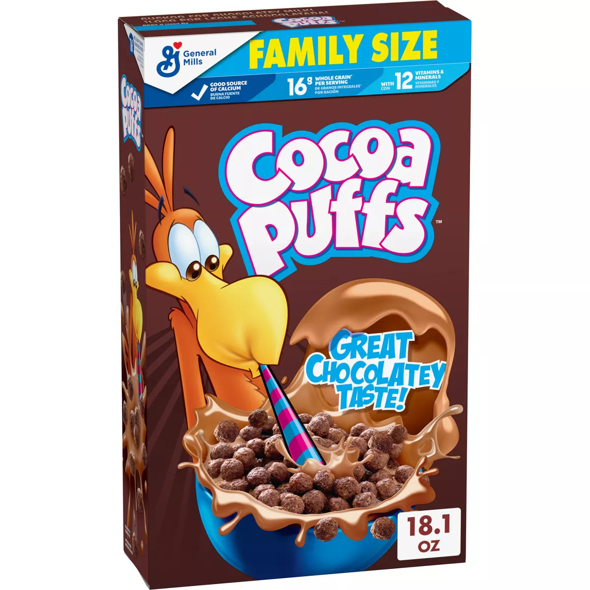 Cocoa Puffs Cereal Family Size