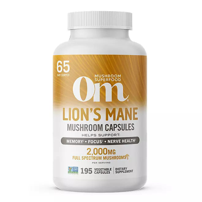 OM lions mane capsules 195