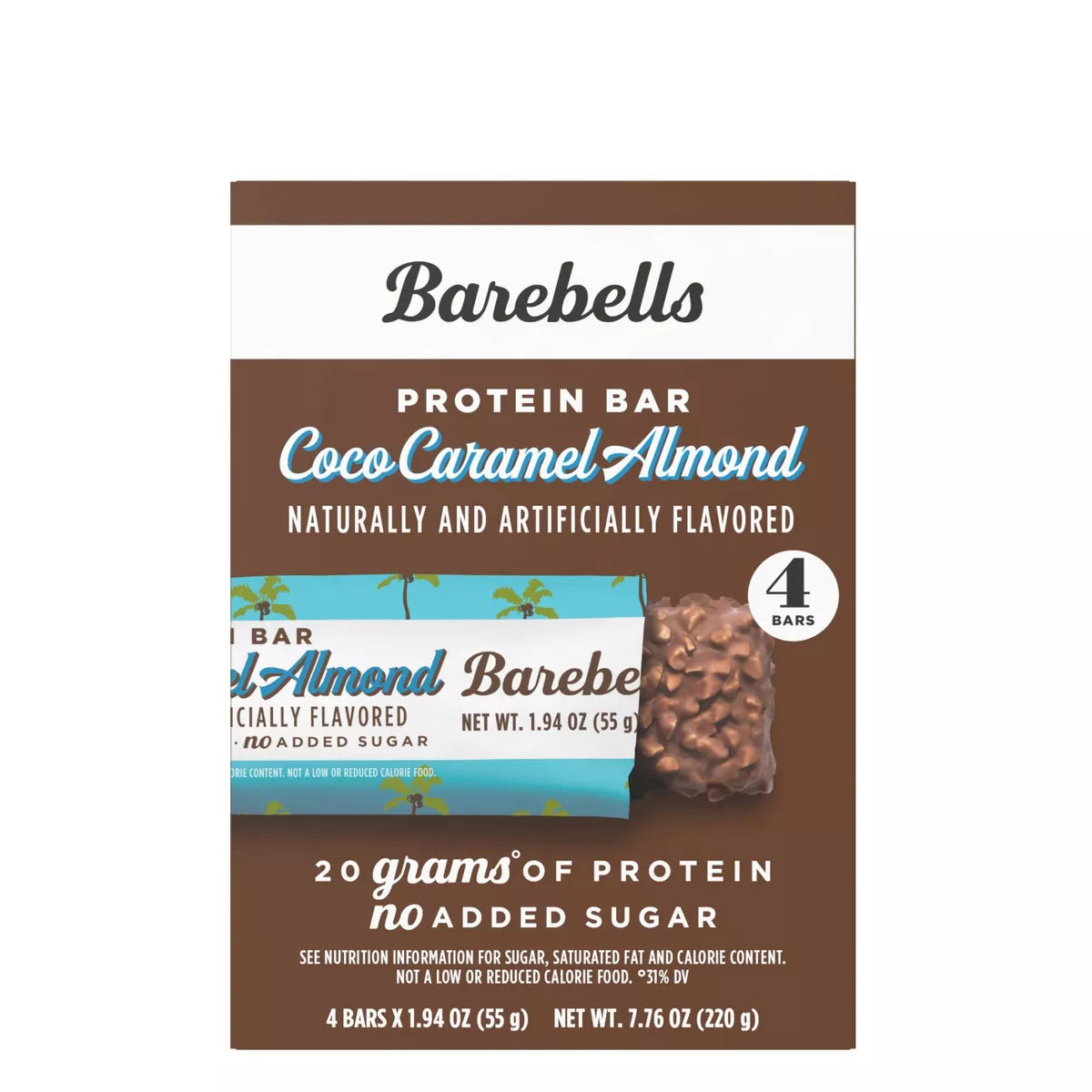 Barebells Protein Bar Coco Caramel Almond 4pk