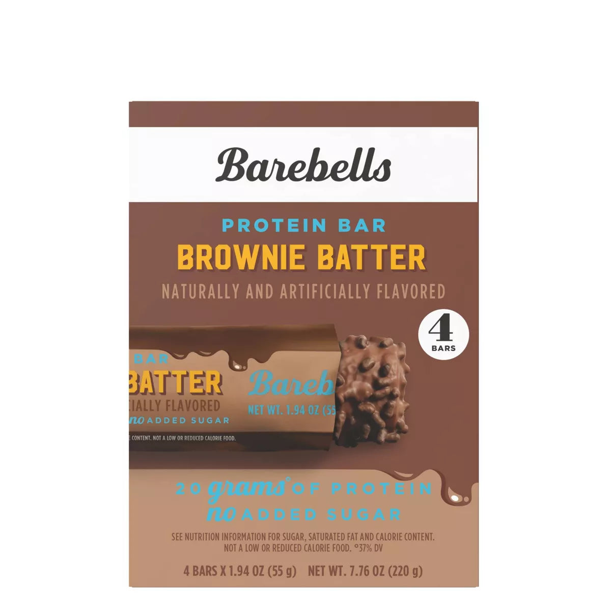 Barebells Protein Bar Brownie Batter 4pk