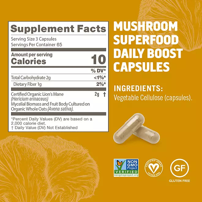 OM lions mane capsules 195